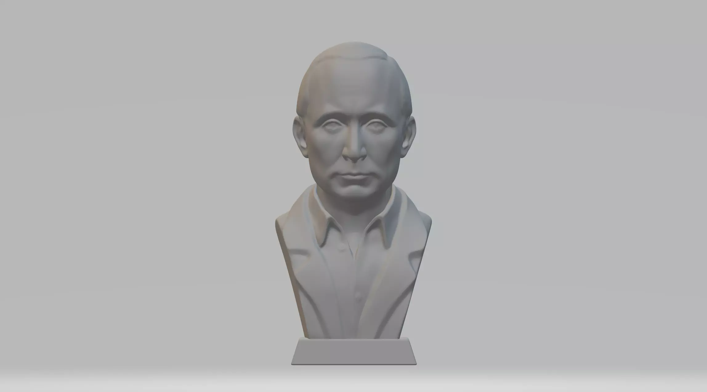 Vladimir Putin Bust 3D Model 3D print model_0
