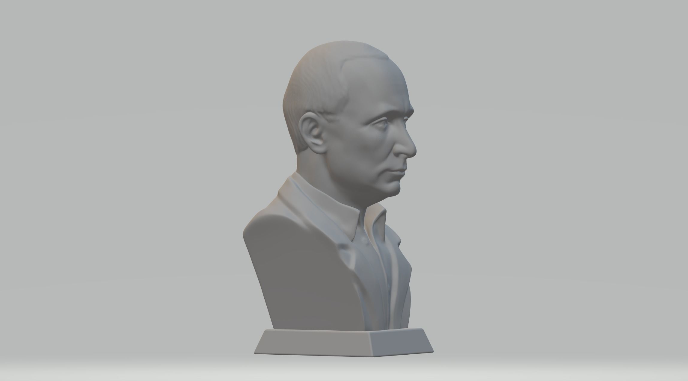Vladimir Putin Bust 3D Model 3D print model_1