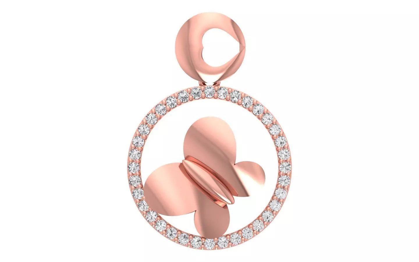 Women Diamond Pendants 3dm STL OBJ FBX Renders Details 3D print model_0