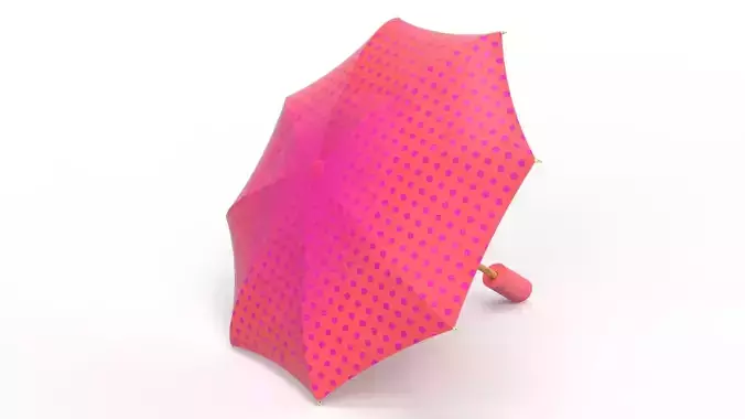 Umbrella with polka dots