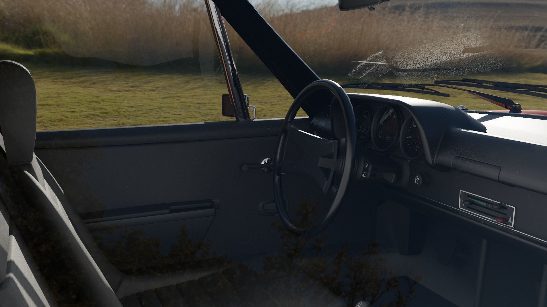 Porsche 914-6 with Engine Sounds Low-poly 3D model_4