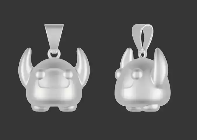 Ghost charm pendant 3D print model