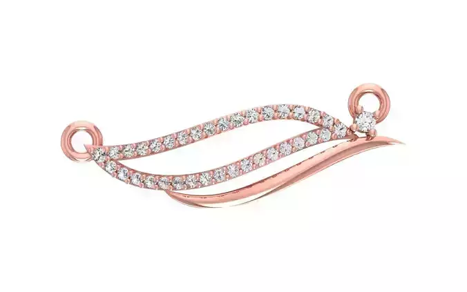 Women Diamond Pendants 3dm STL OBJ FBX Renders Details