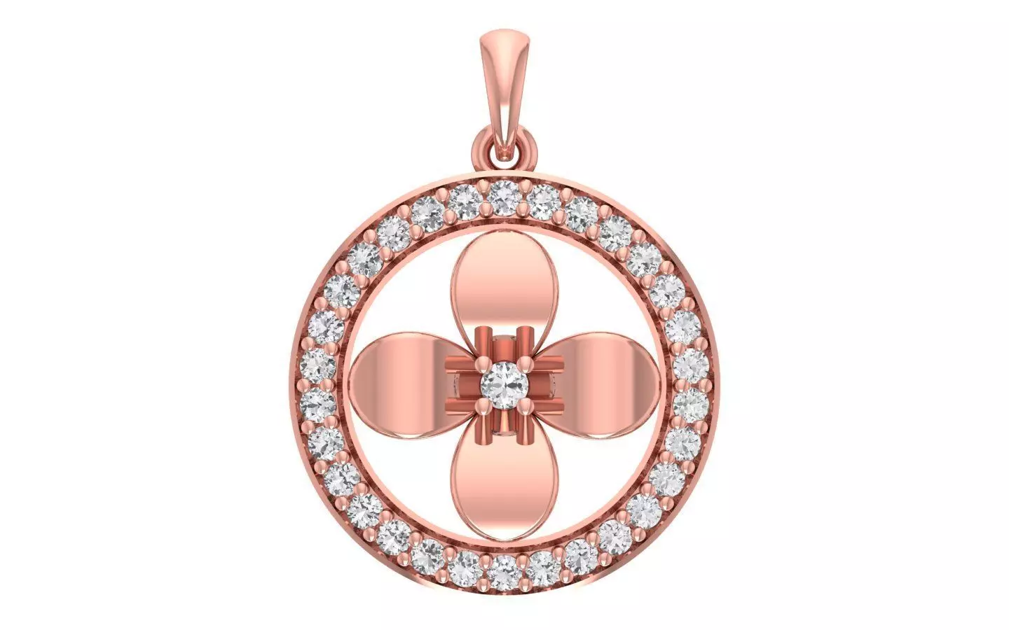 Women Diamond Pendants 3dm STL OBJ FBX Renders Details 3D print model_0