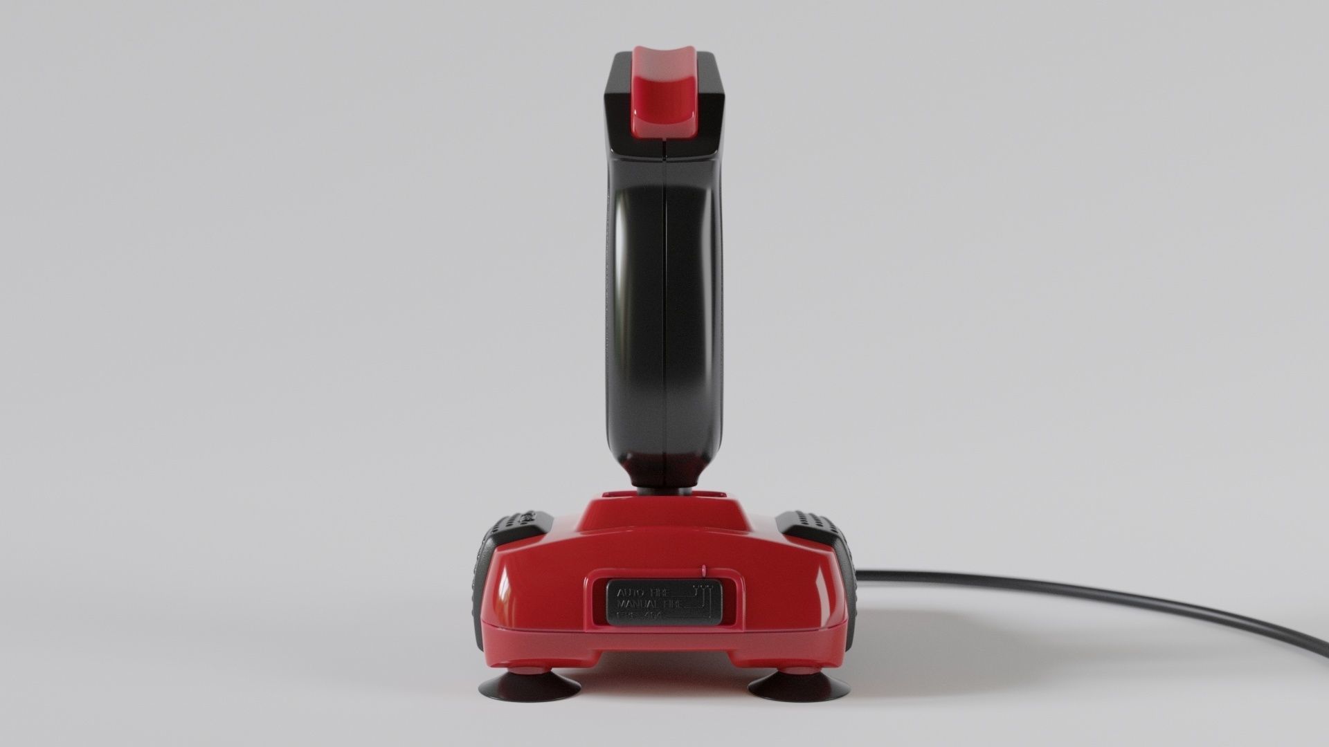Retro Joystick QuickShot II Turbo 3D model_6