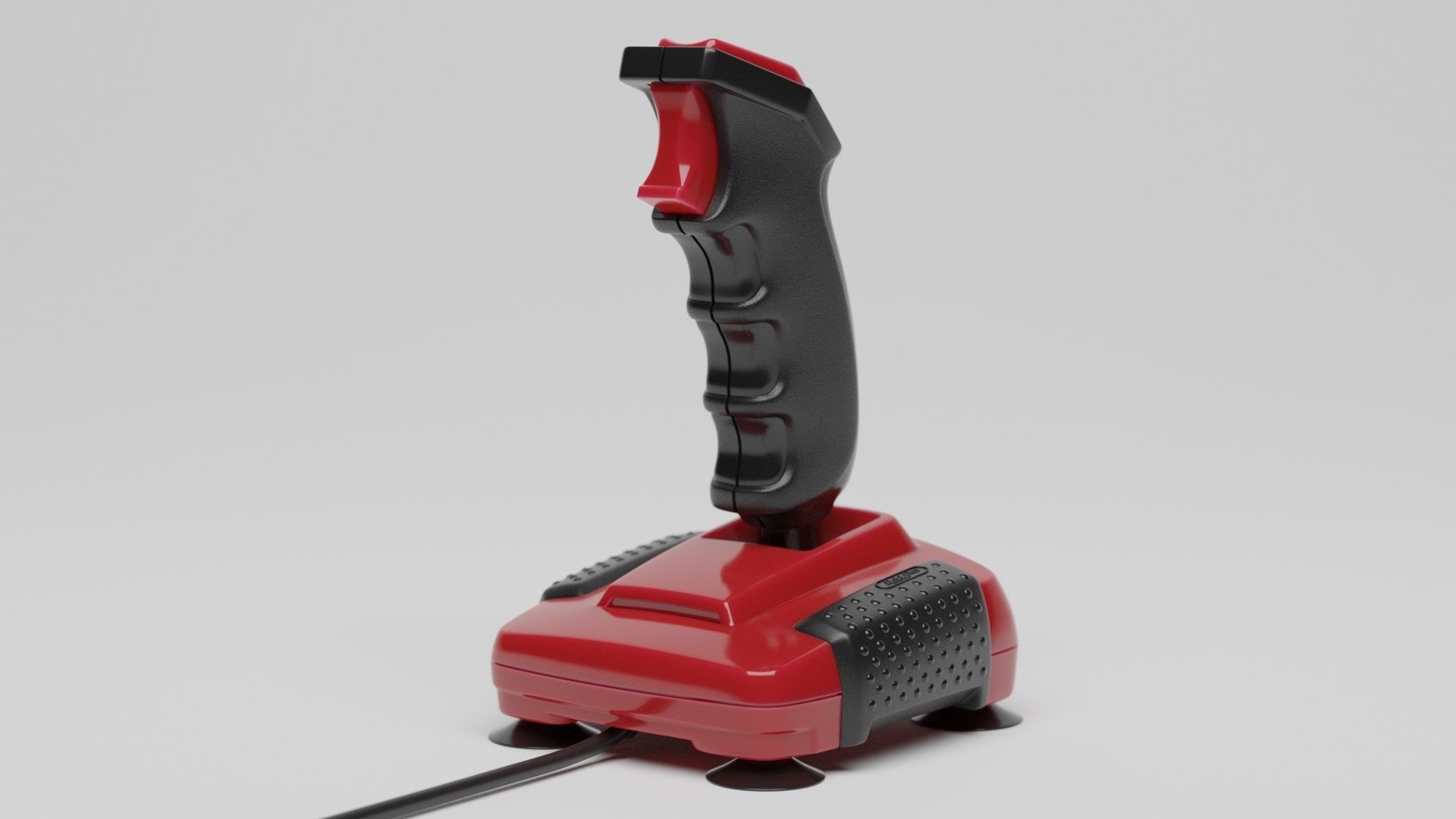 Retro Joystick QuickShot II Turbo 3D model_3