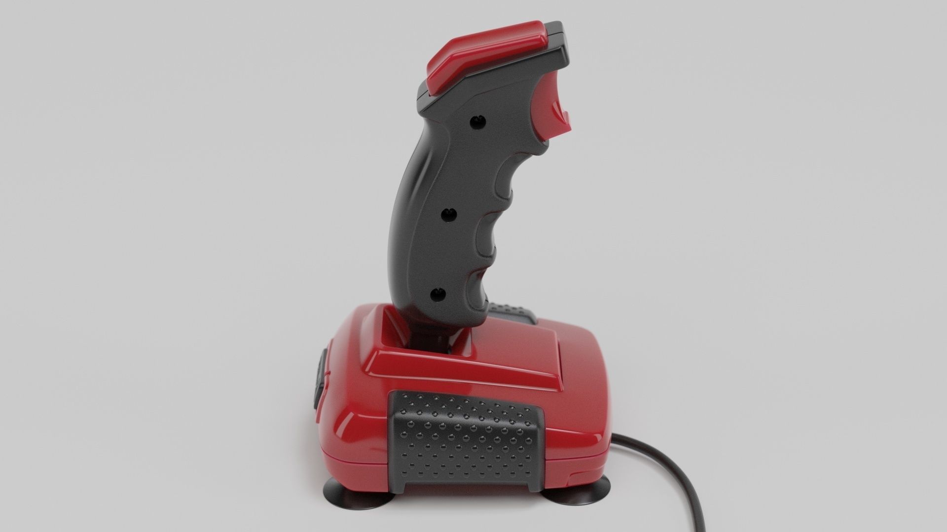Retro Joystick QuickShot II Turbo 3D model_8