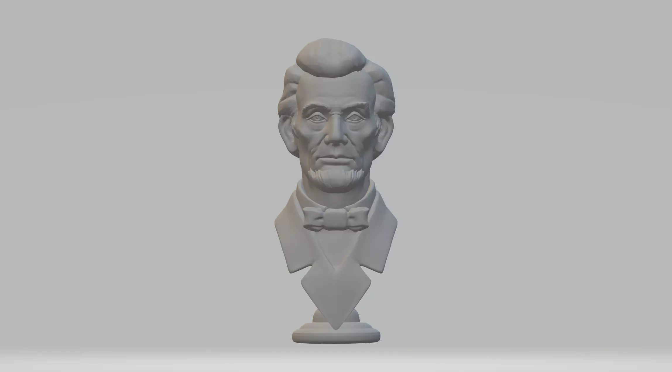 Abraham Lincoln Bust 3D Model 3D print model