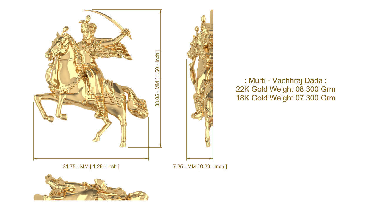 Vachhraj Dada - God 3D print model_6