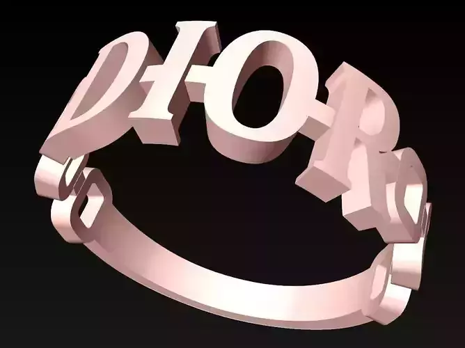 Dior Rings - Womens Rings - N046 3D print model