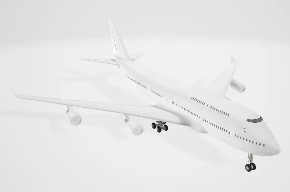 The Boeing 747 Free 3D model