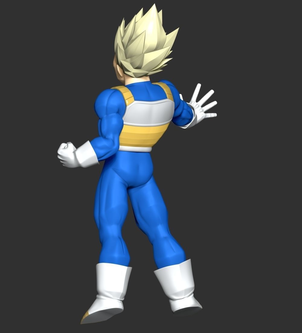  Vegeta SSJ - Dragon Ball 3D print model_8