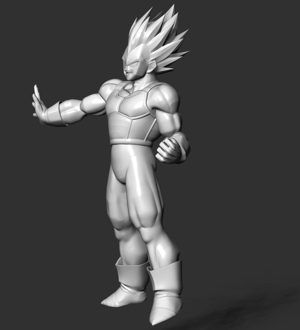  Vegeta SSJ - Dragon Ball 3D print model_6