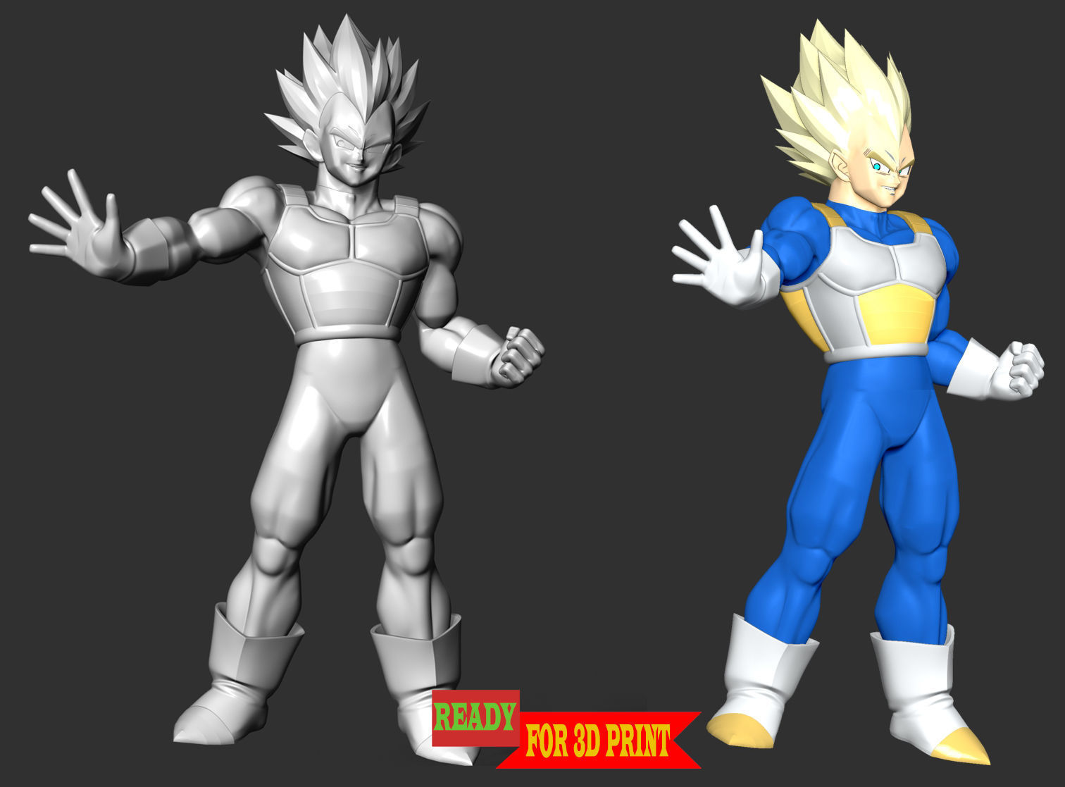  Vegeta SSJ - Dragon Ball 3D print model_7