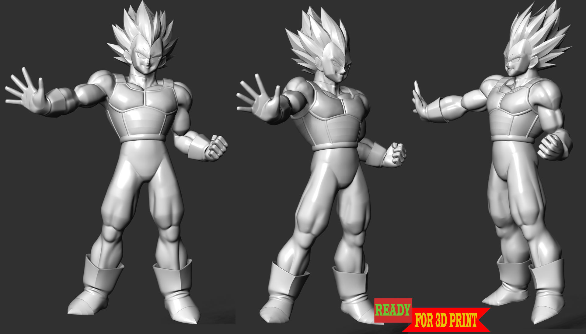  Vegeta SSJ - Dragon Ball 3D print model_5
