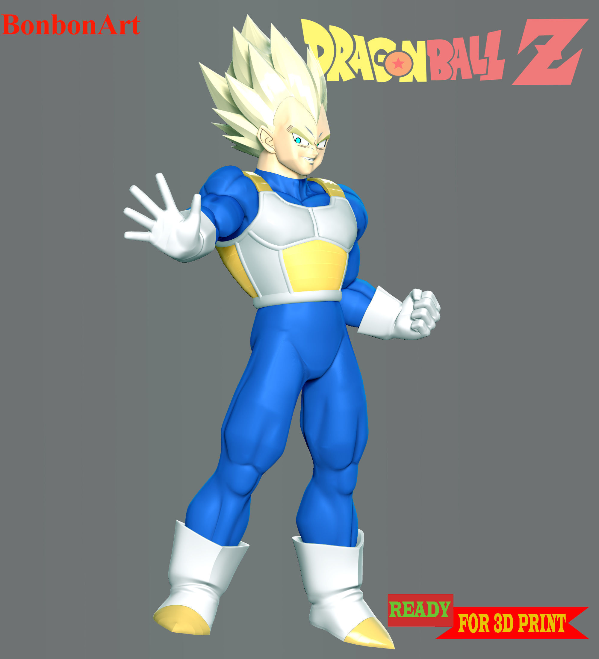  Vegeta SSJ - Dragon Ball 3D print model_3
