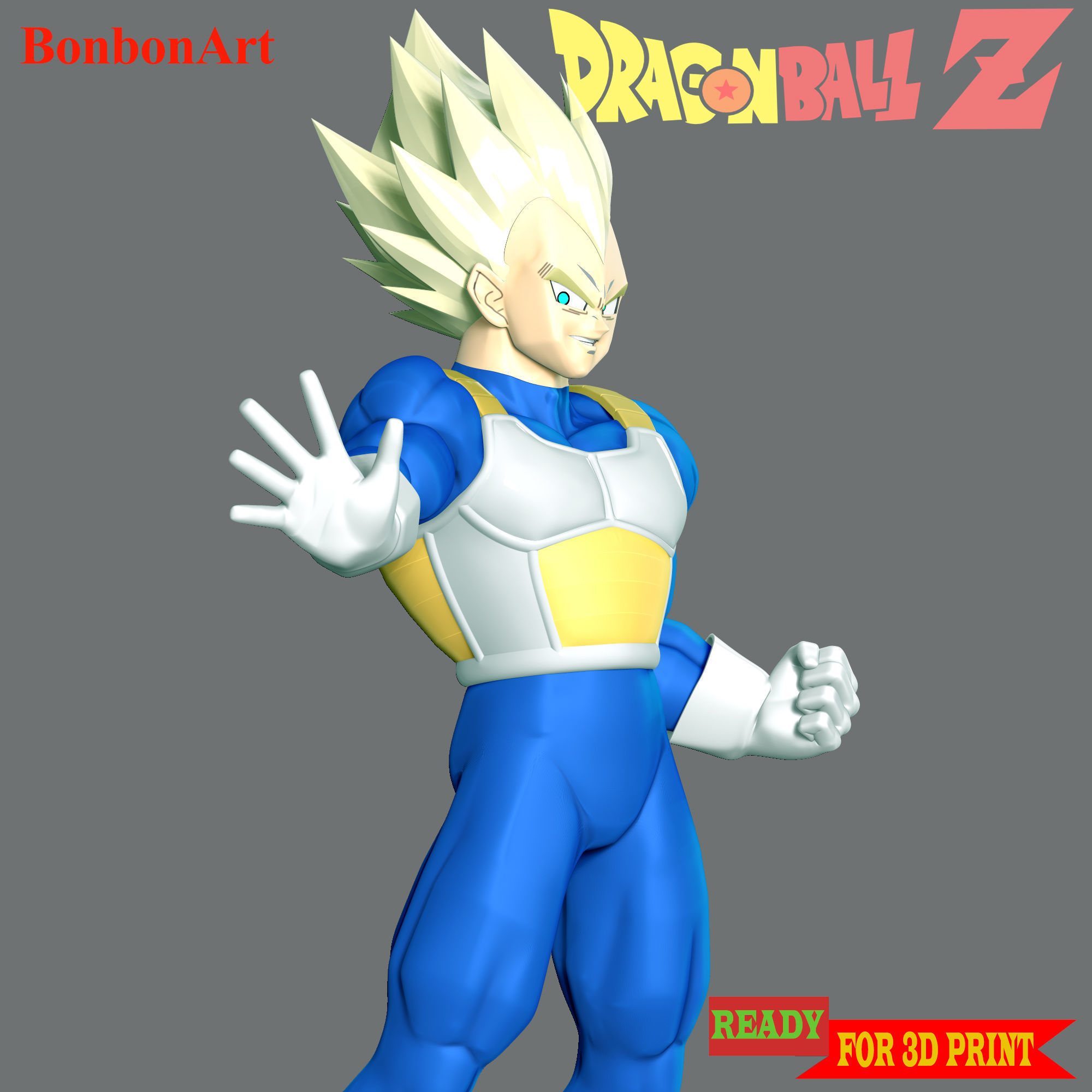  Vegeta SSJ - Dragon Ball 3D print model_23
