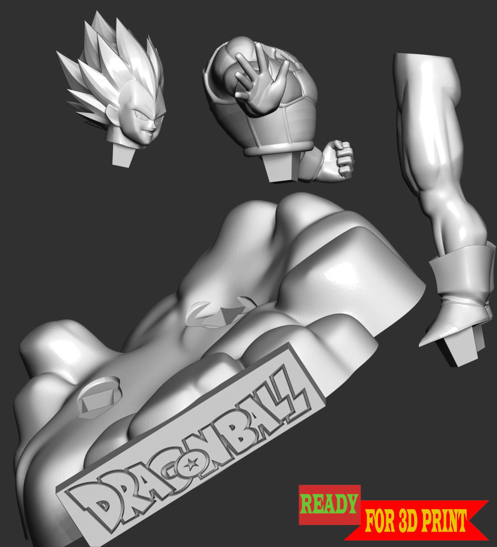  Vegeta SSJ - Dragon Ball 3D print model_2