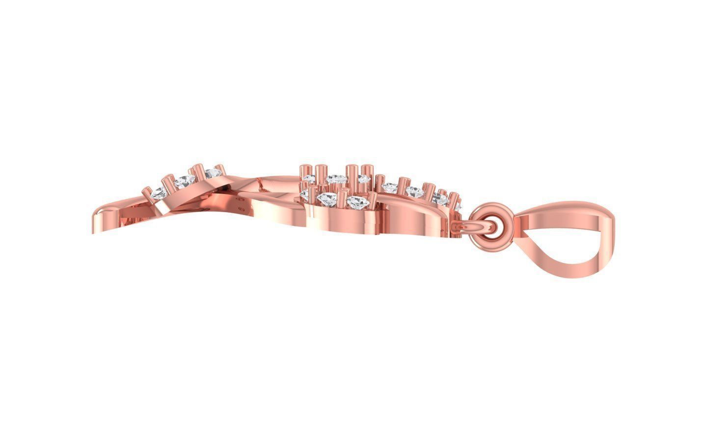 Women Earrings Pendants Sets 3dm STL OBJ FBX Renders Details 3D print model_6