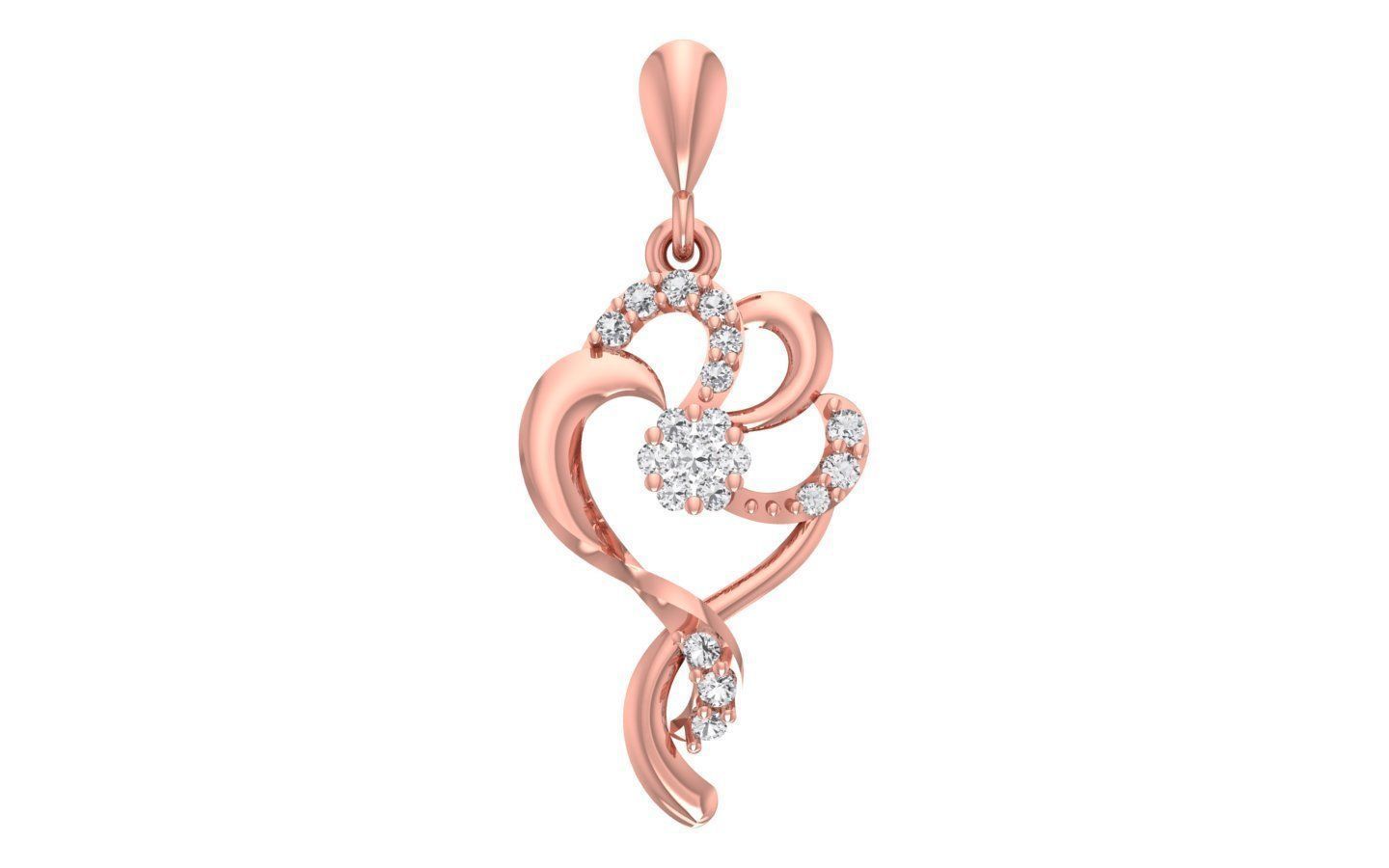 Women Earrings Pendants Sets 3dm STL OBJ FBX Renders Details 3D print model_1