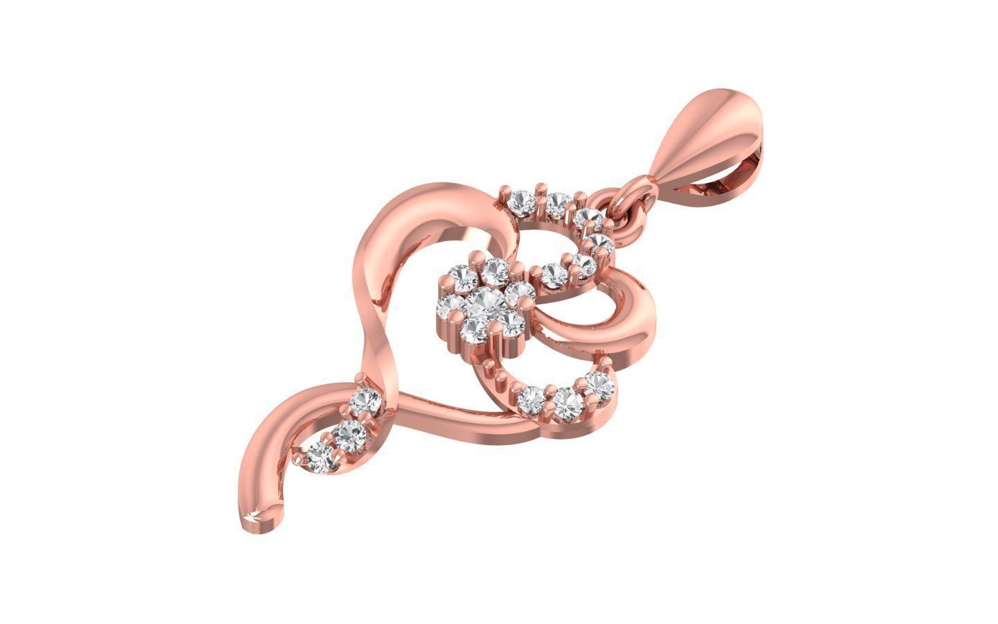 Women Earrings Pendants Sets 3dm STL OBJ FBX Renders Details 3D print model_4