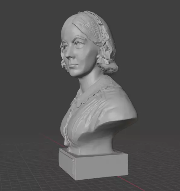Florence Nightingale 3D print model_19