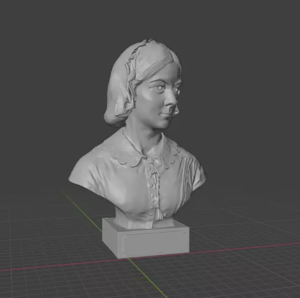 Florence Nightingale 3D print model_14