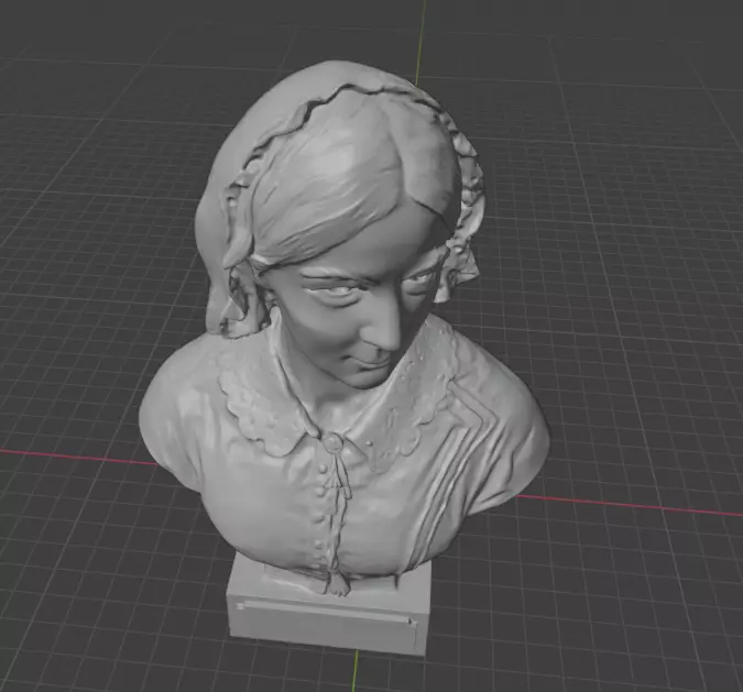 Florence Nightingale 3D print model_1