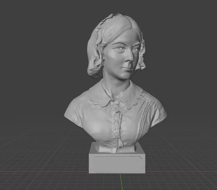 Florence Nightingale 3D print model_11