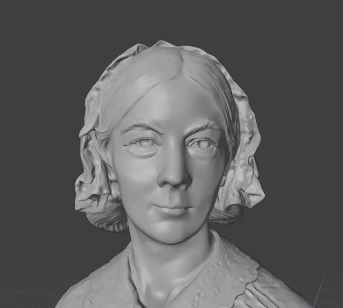 Florence Nightingale 3D print model_5
