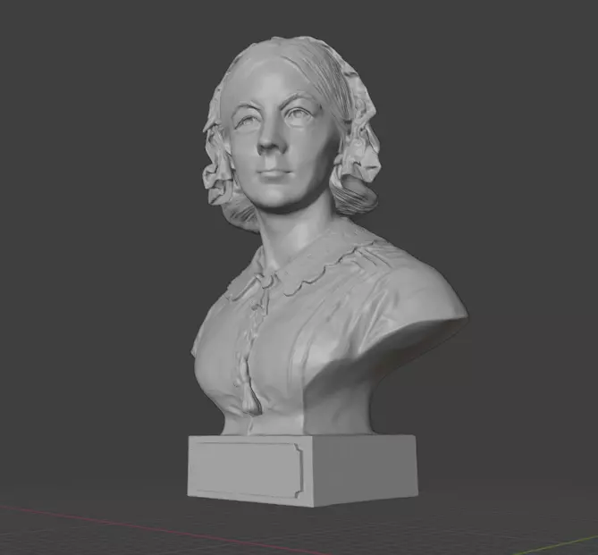 Florence Nightingale 3D print model_21
