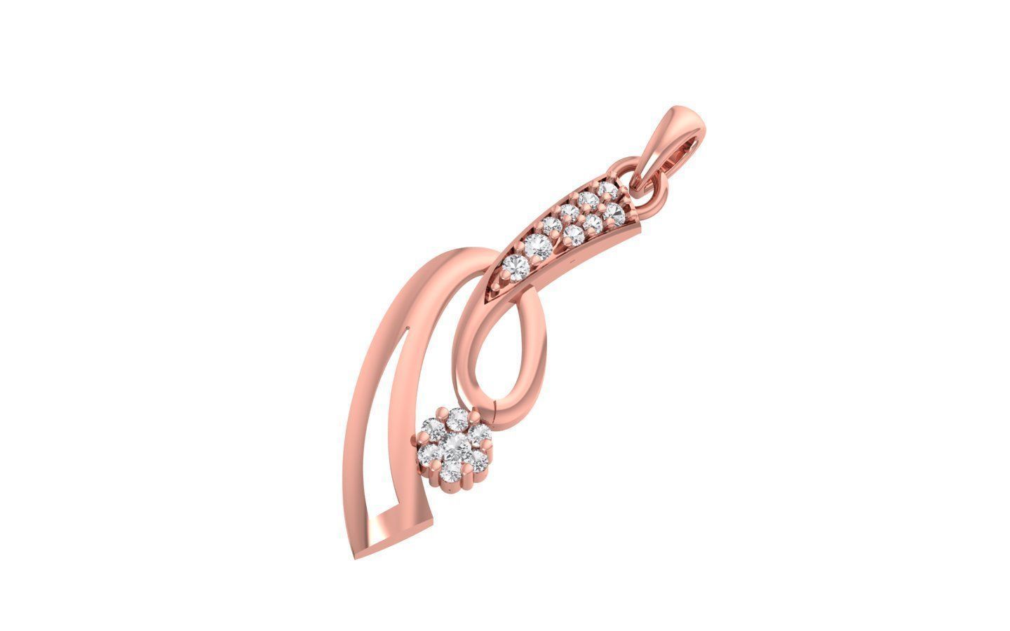 Women Earrings Pendants Sets 3dm STL OBJ FBX Renders Details 3D print model_6