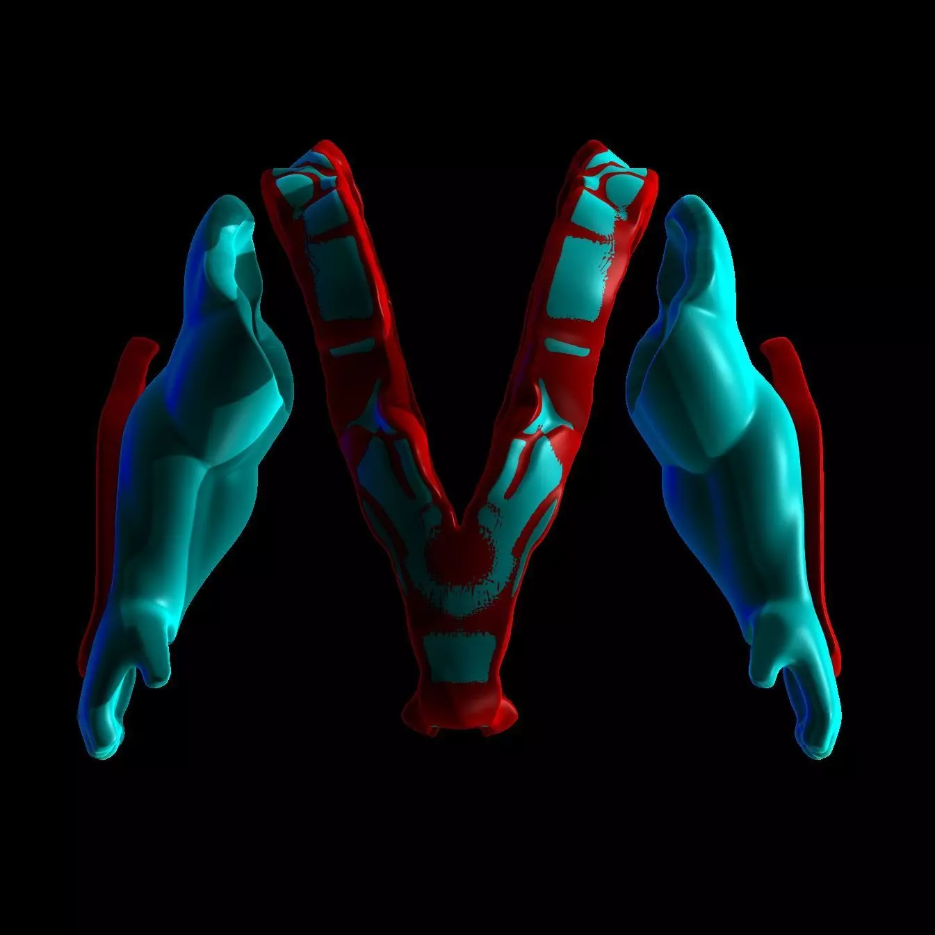 lowpoly accessories v arm Free low-poly 3D model_0