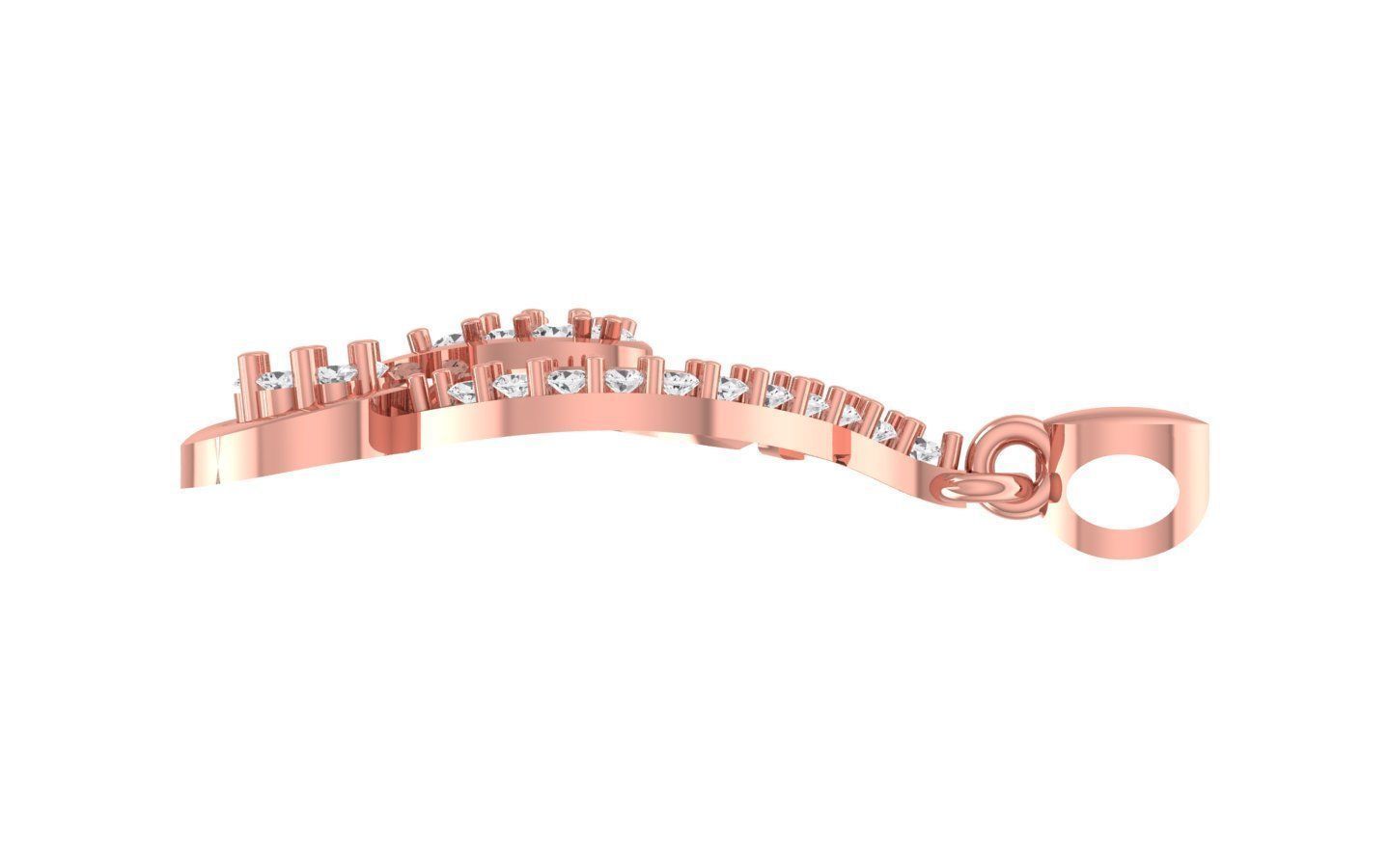 Women Earrings Pendants Sets 3dm STL OBJ FBX Renders Details 3D print model_4