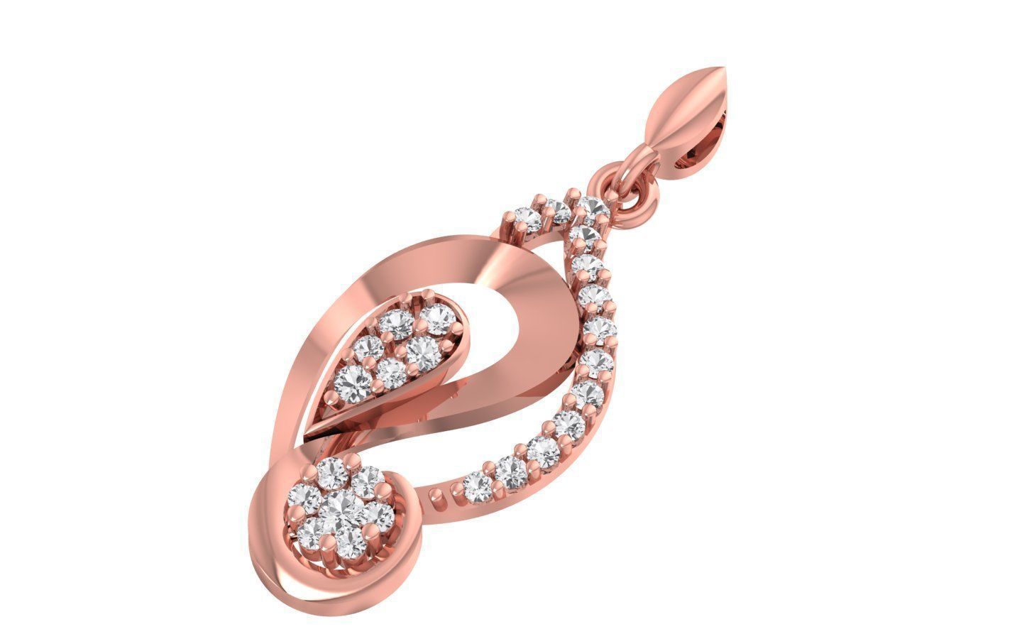 Women Earrings Pendants Sets 3dm STL OBJ FBX Renders Details 3D print model_1