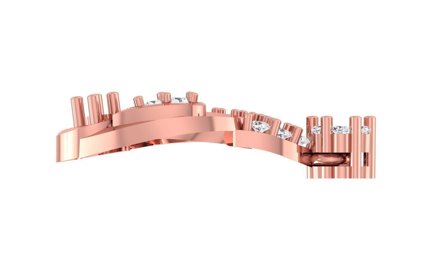 Women Earrings Pendants Sets 3dm STL OBJ FBX Renders Details 3D print model_5