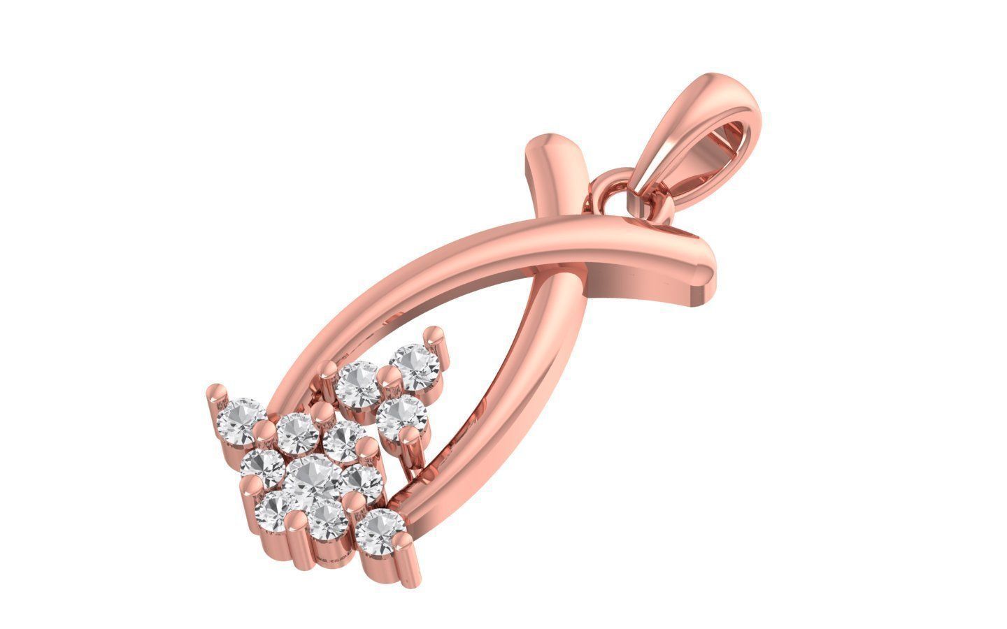 Women Earrings Pendants Sets 3dm STL OBJ FBX Renders Details 3D print model_6