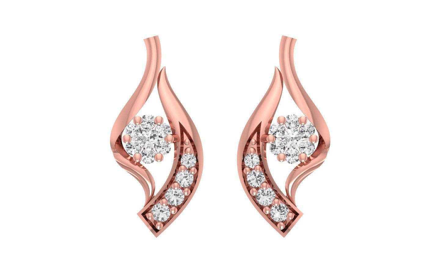 Women Earrings Pendants Sets 3dm STL OBJ FBX Renders Details 3D print model_2