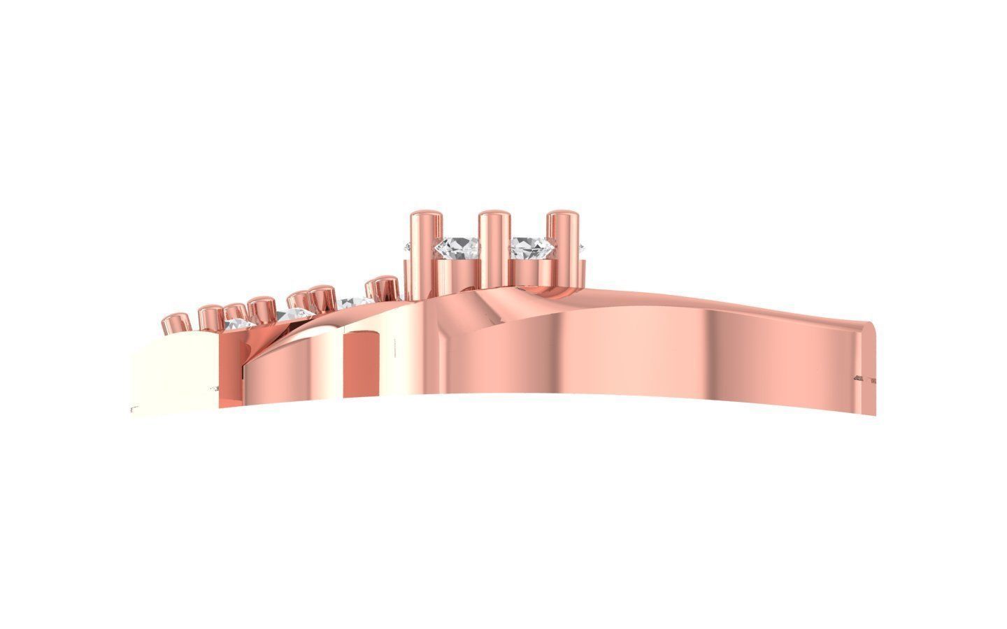 Women Earrings Pendants Sets 3dm STL OBJ FBX Renders Details 3D print model_5