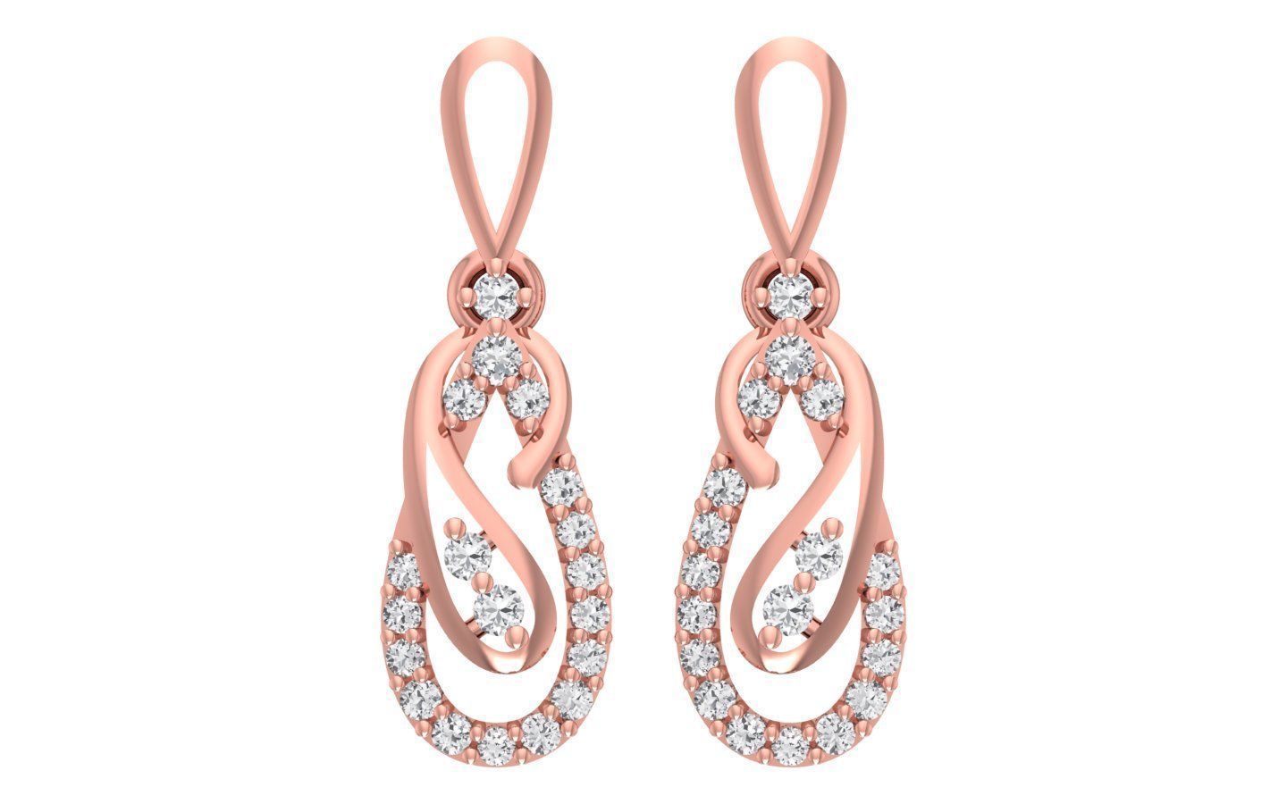 Women Earrings Pendants Sets 3dm STL OBJ FBX Renders Details 3D print model_1