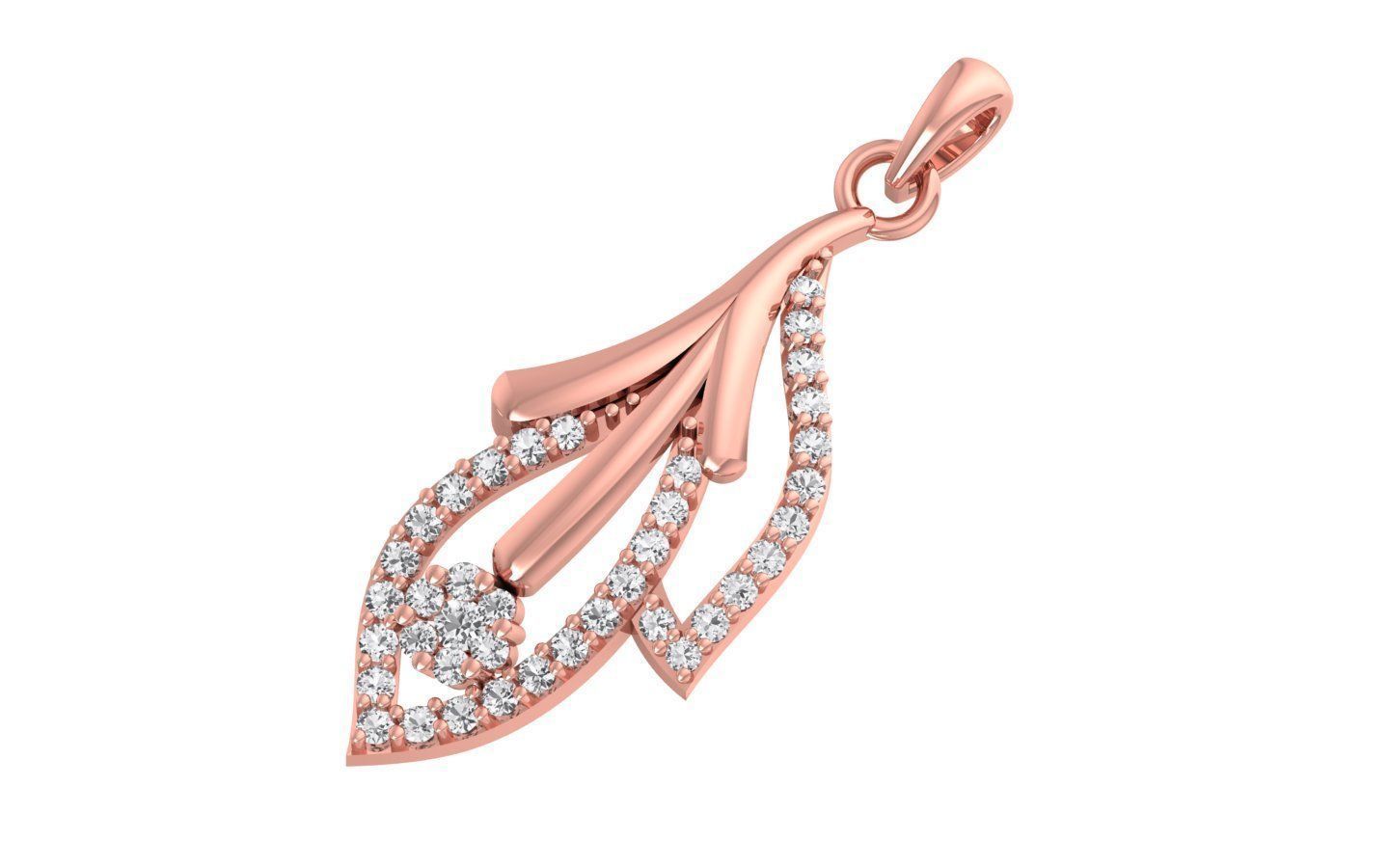 Women Earrings Pendants Sets 3dm STL OBJ FBX Renders Details 3D print model_3