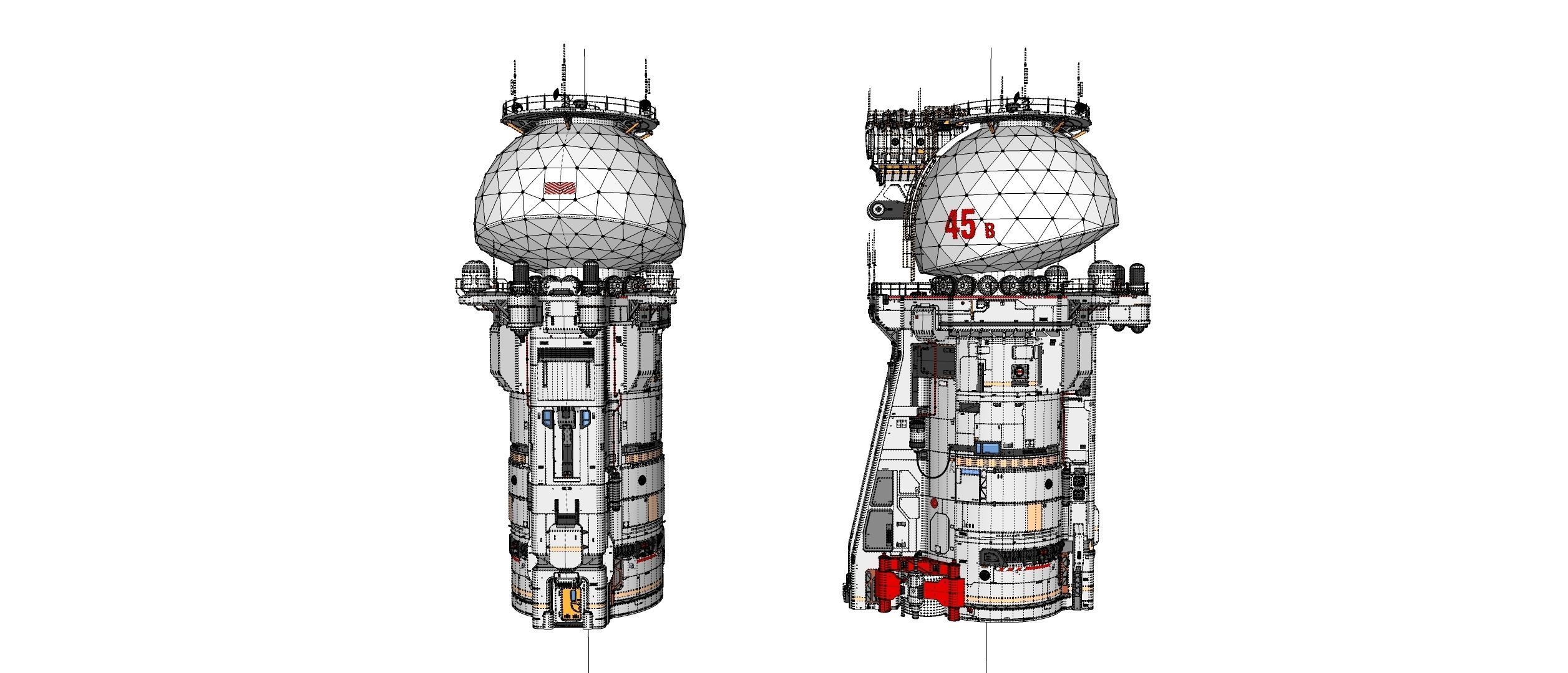 sci fi observation post 3D model_41