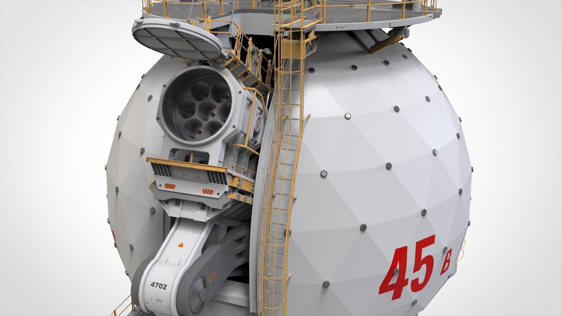 sci fi observation post 3D model_39