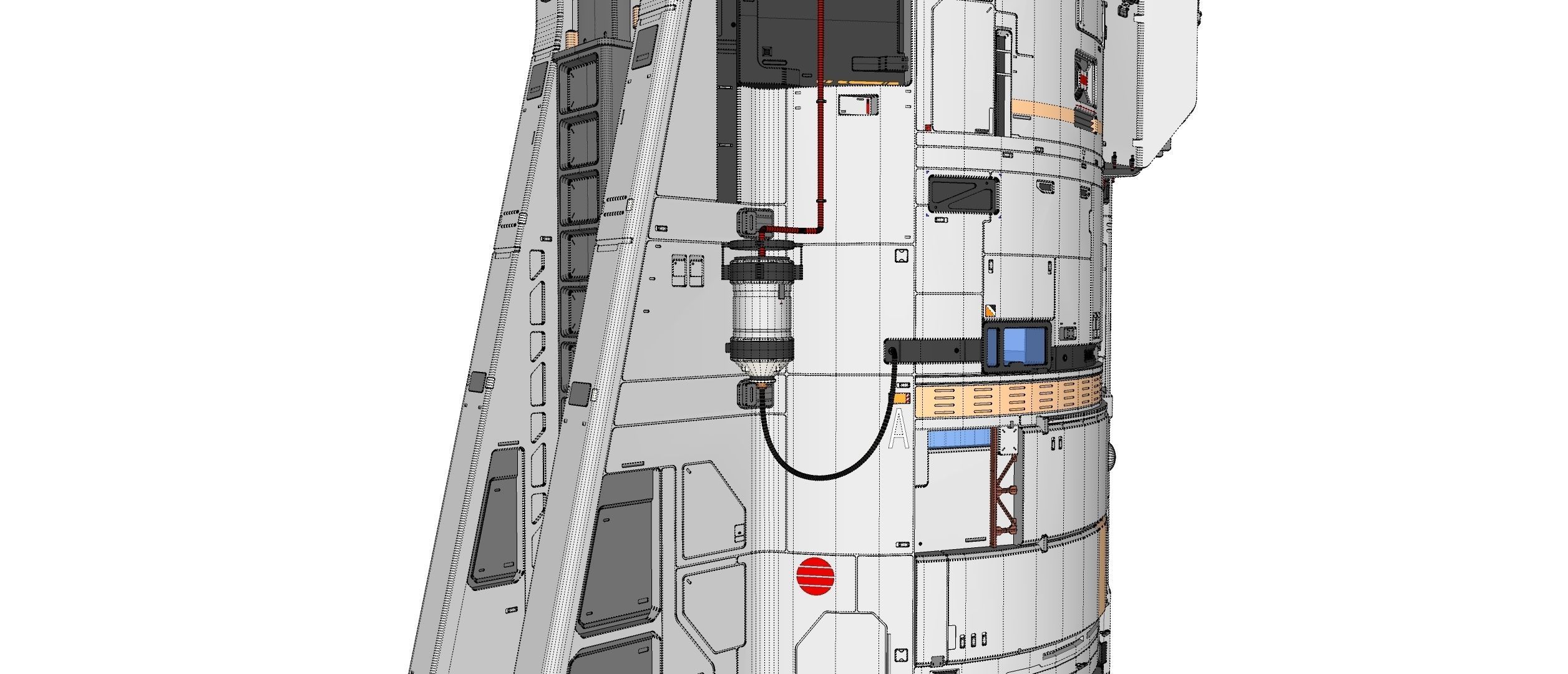 sci fi observation post 3D model_43