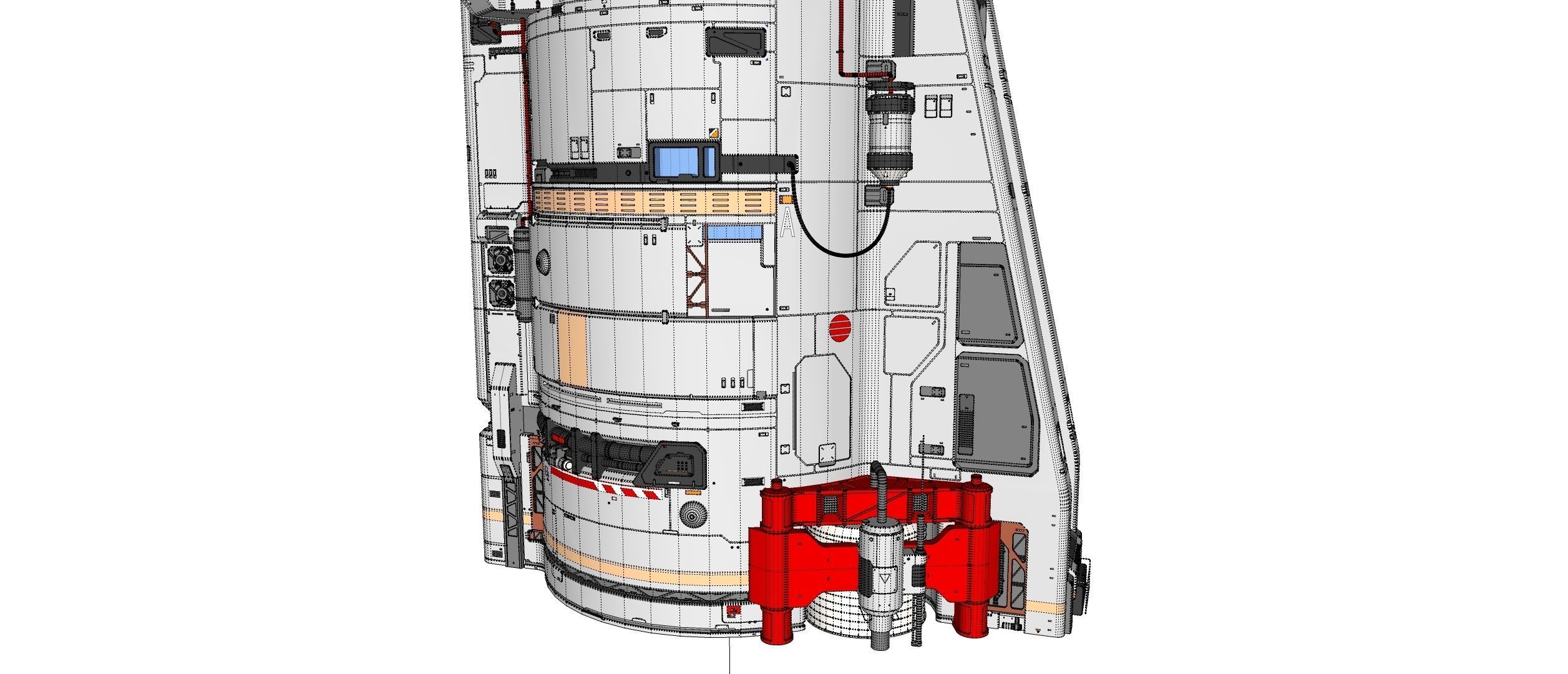 sci fi observation post 3D model_42