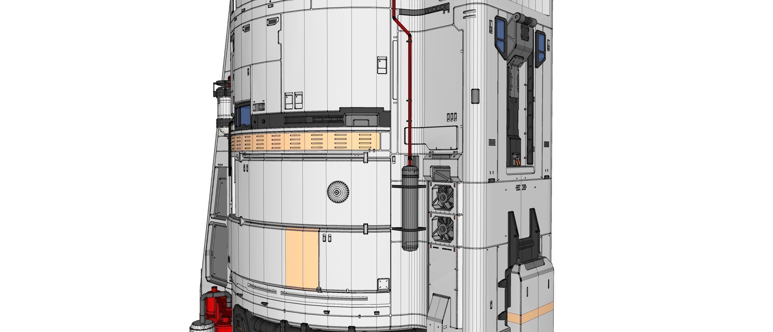 sci fi observation post 3D model_44