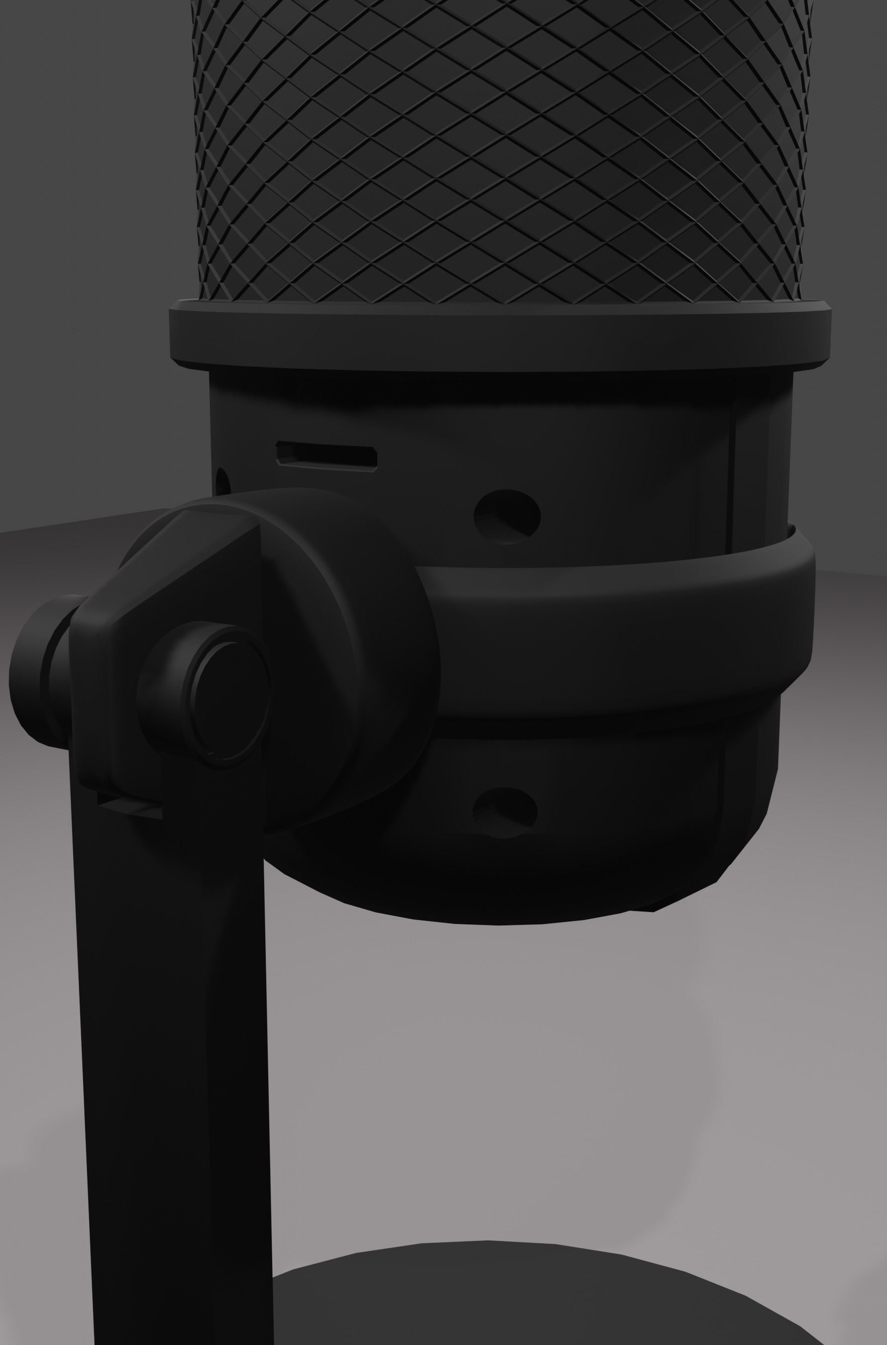 Mikrafon microphone 3D model_1