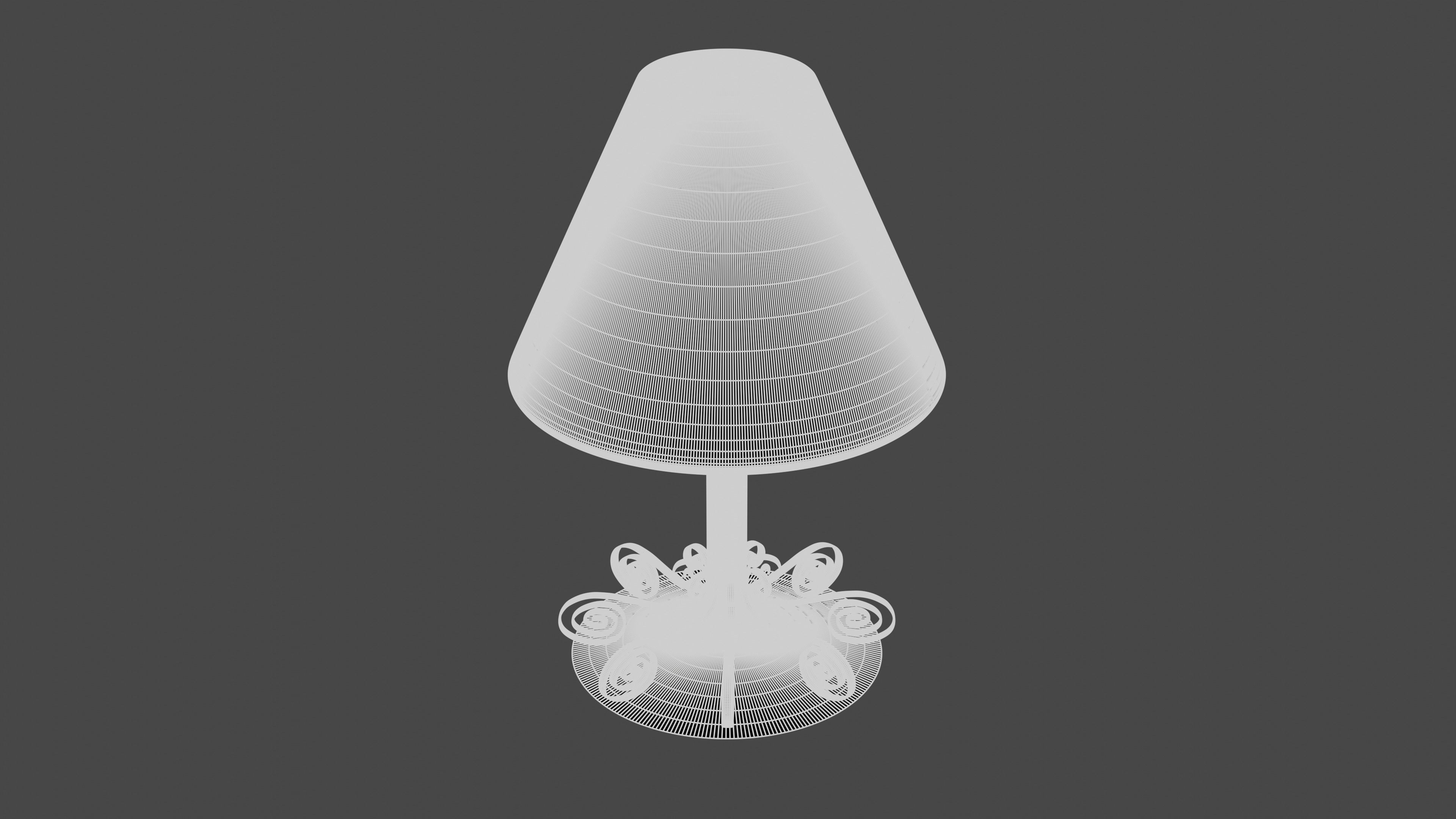 Furniture - Bed Lamp 3D model_1
