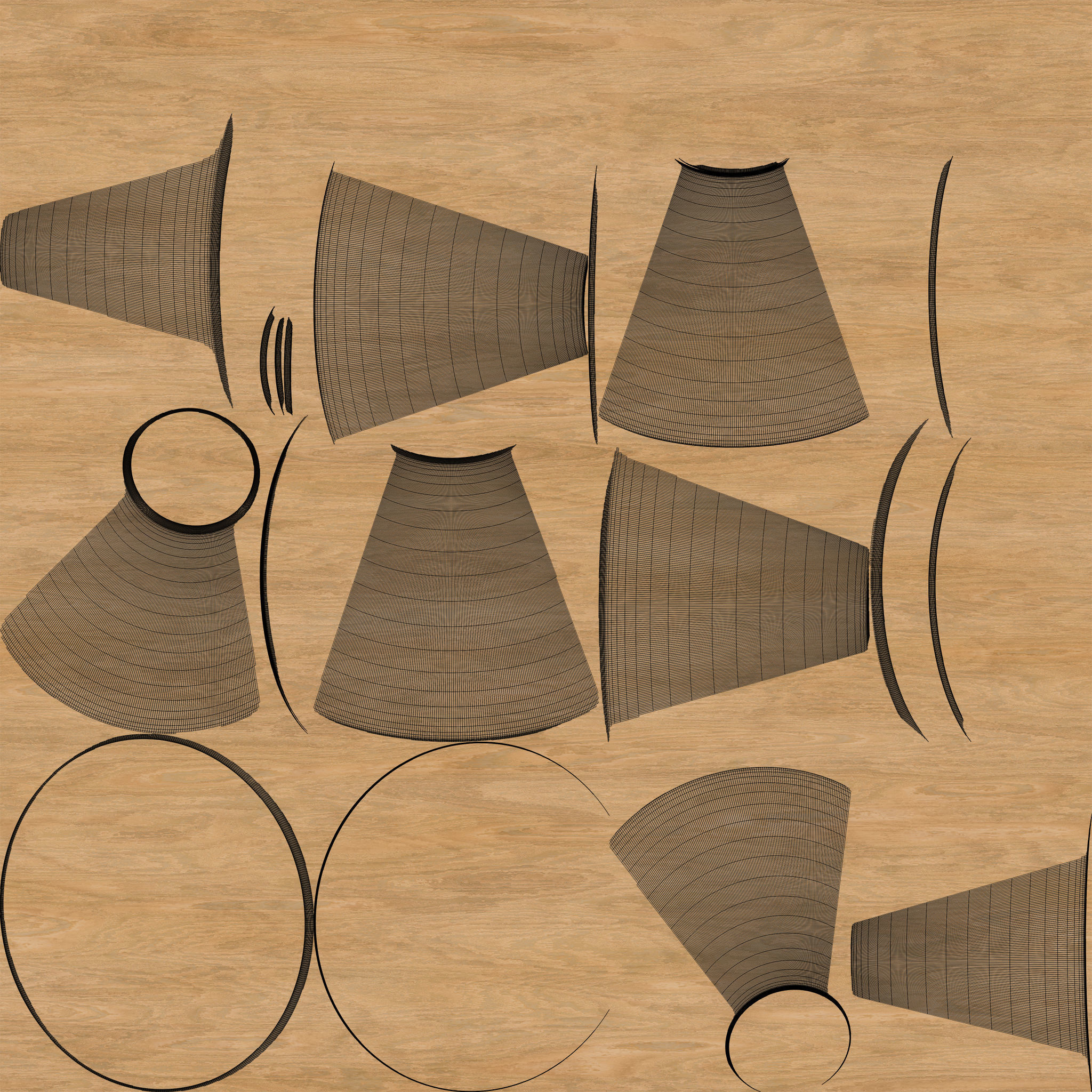 Furniture - Bed Lamp 3D model_4