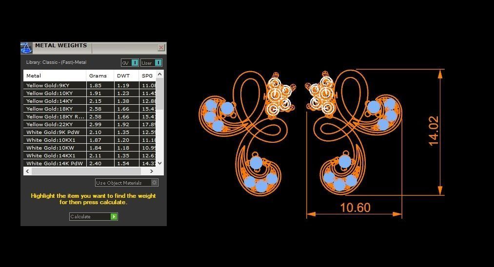 Women Earrings Pendants Sets 3dm STL OBJ FBX Renders Details 3D print model_7